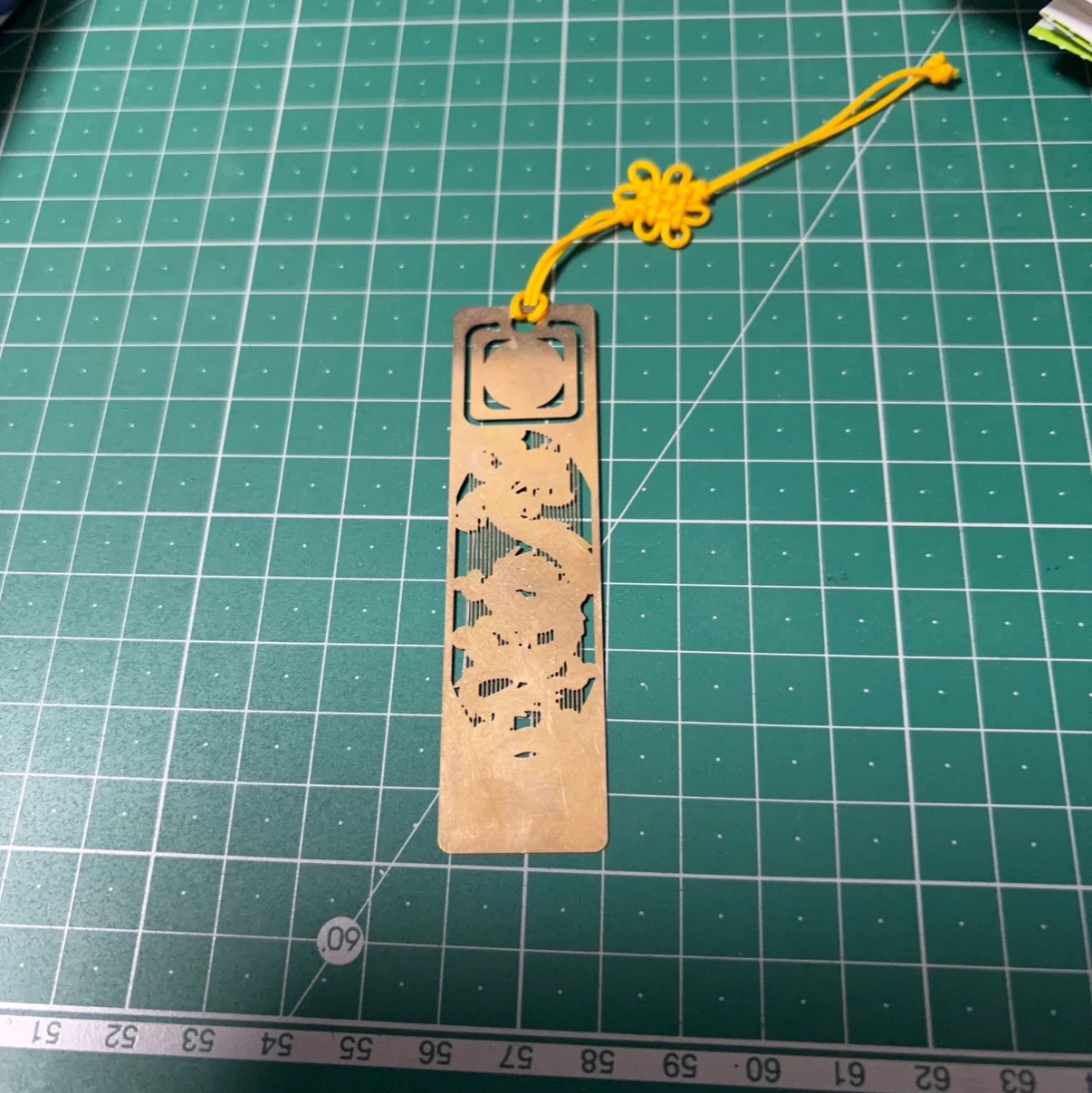龍のデザイン メタルしおり 金属製の写真2枚目