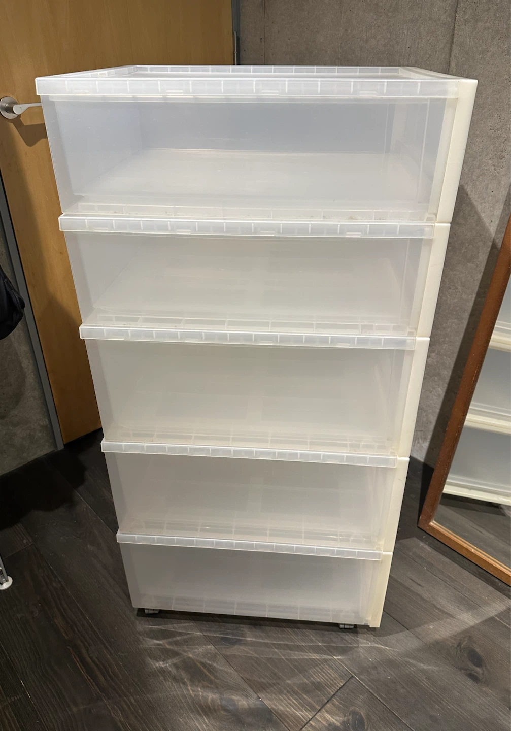 無印良品 クローゼットケース 大×3、小×2の写真2枚目