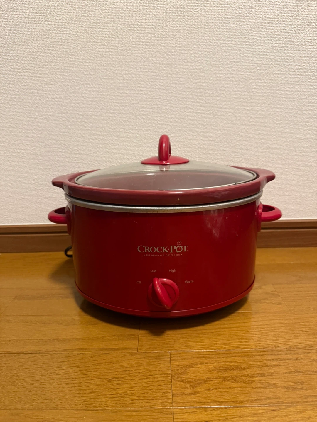 クロックポット スロークッカー 赤
