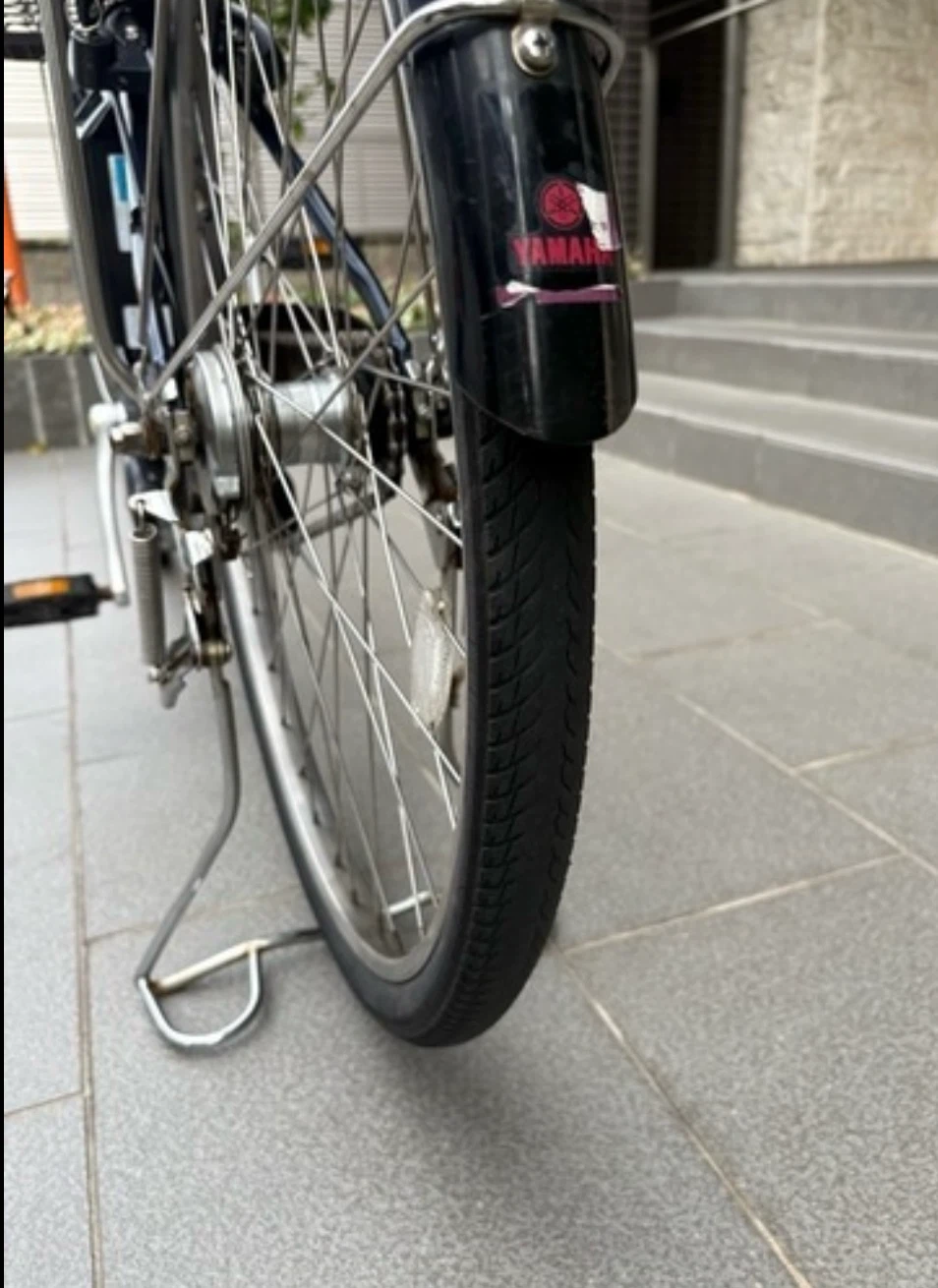 電動アシスト自転車YAMAHA PAS NATURA26インチ12.3Ah自転車No0159の写真5枚目
