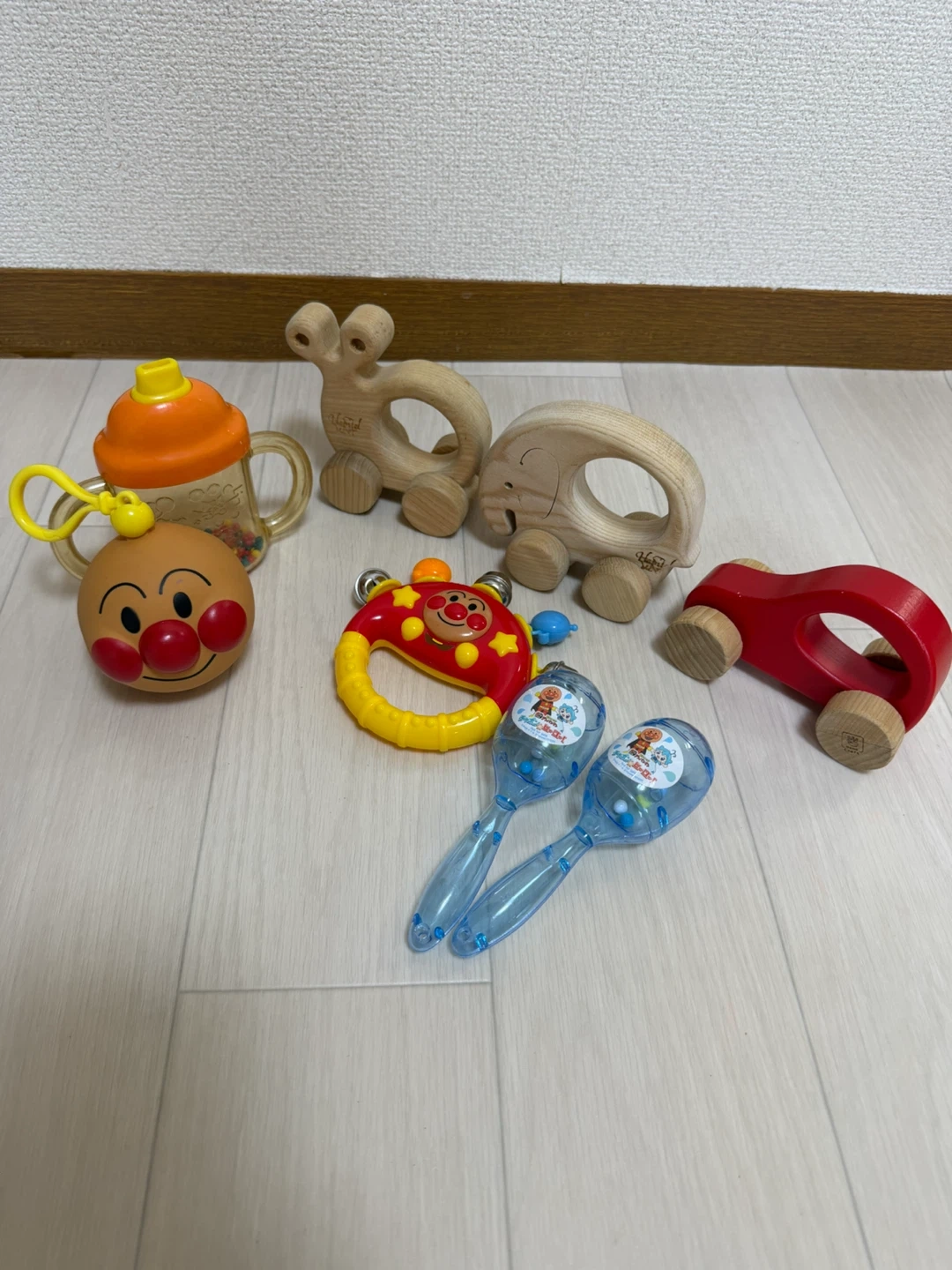 美品☆アンパンマン 木製おもちゃセット まとめ売り