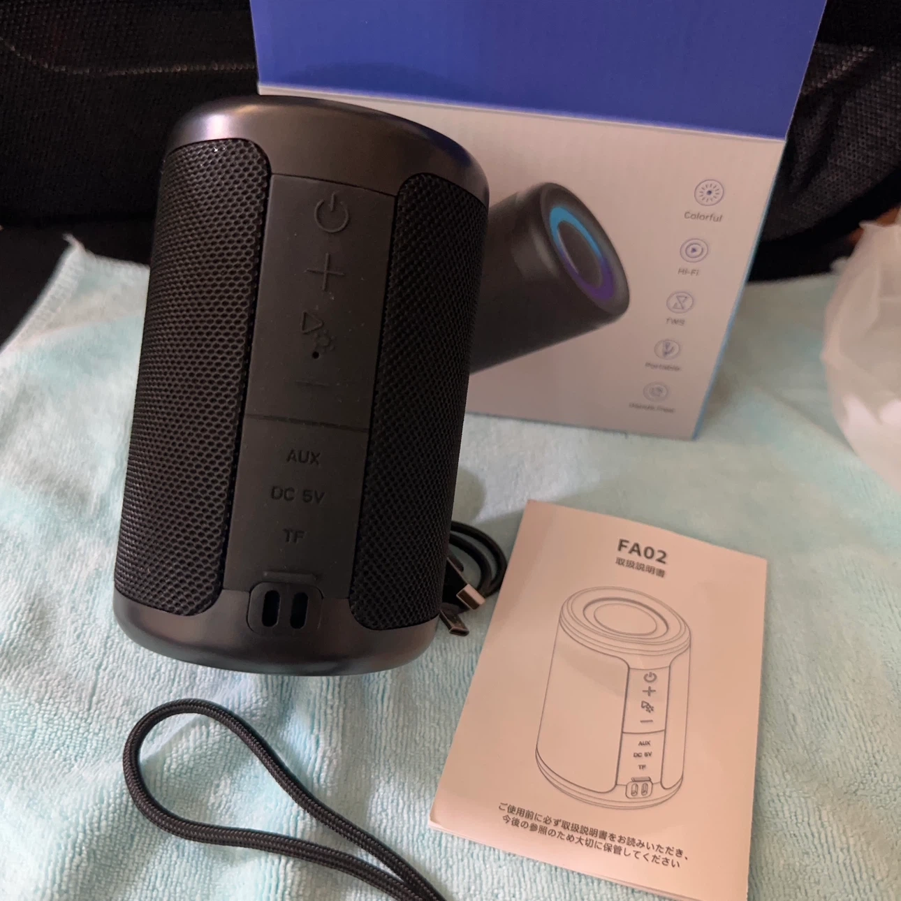 ポータブルBluetoothスピーカー FA02の写真2枚目