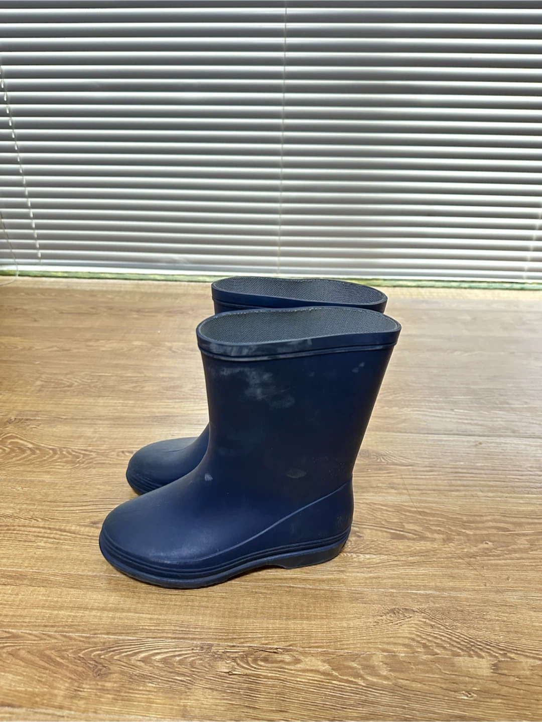 キッズレインブーツ ネイビー 19.0cm 長靴の写真3枚目