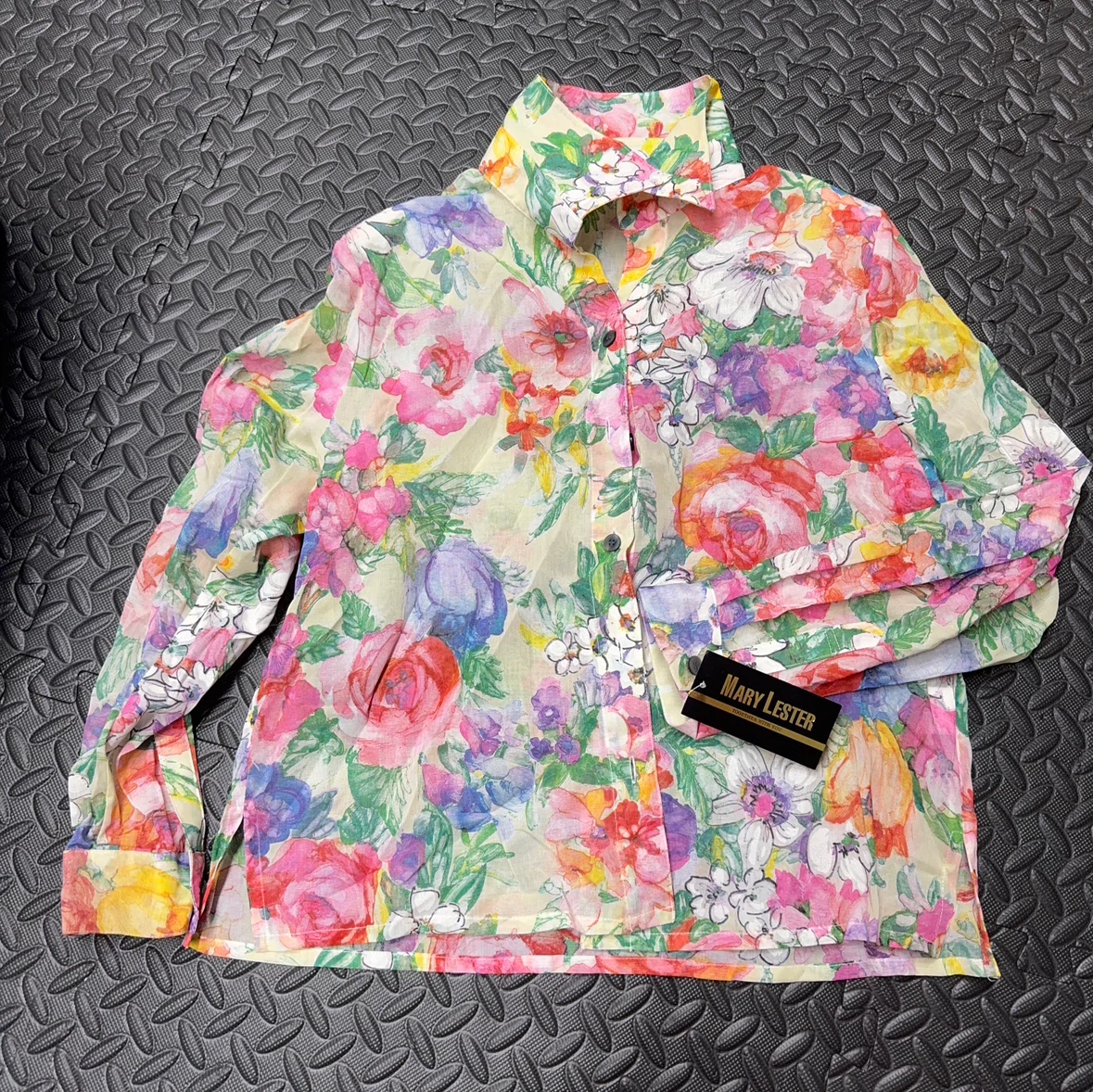メリーレター 花柄シャツ Lサイズ