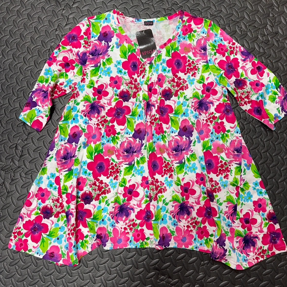 スピーガ 花柄チュニック M-L