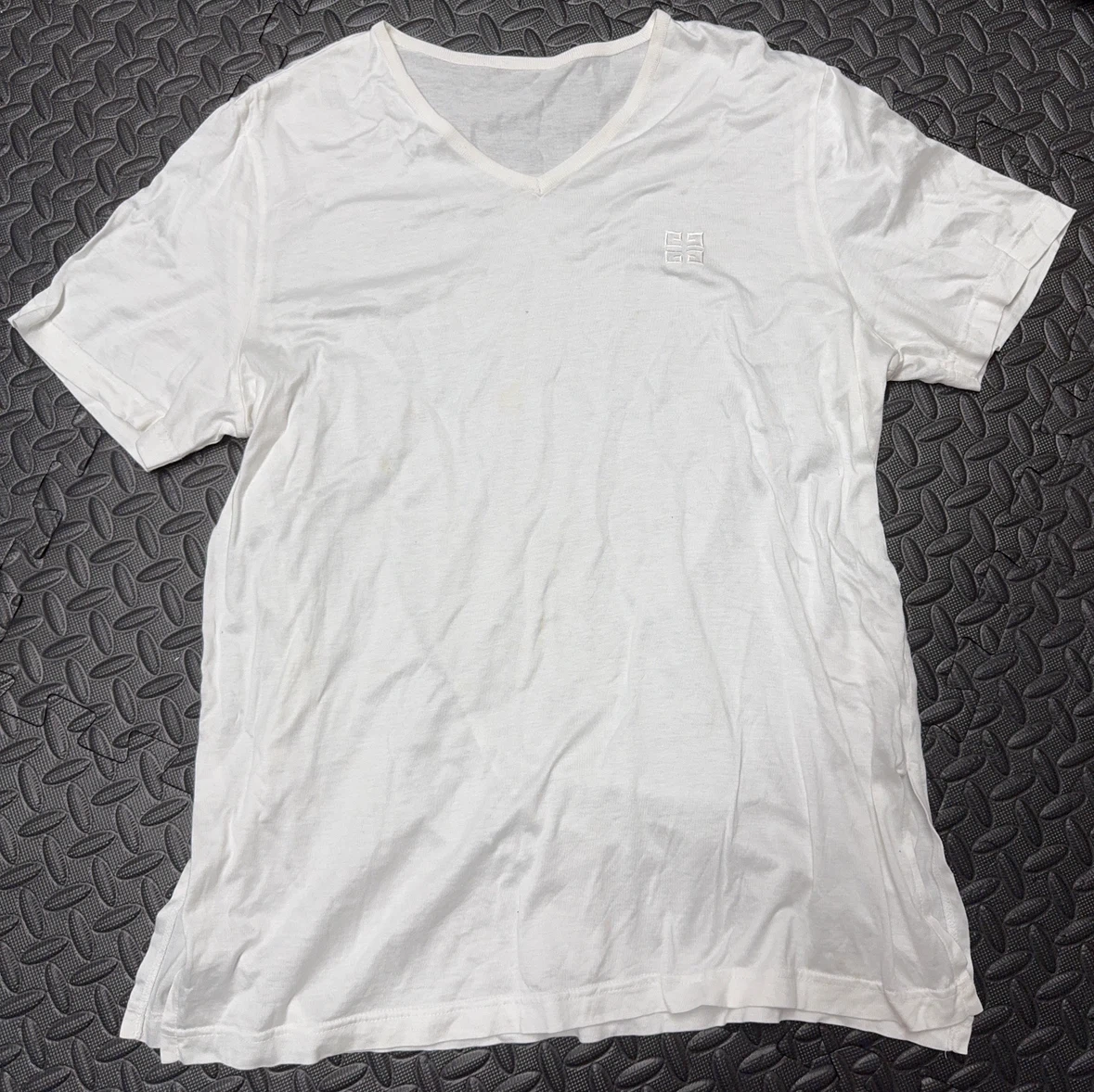 ジバンシィ Vネック Tシャツ ホワイト 100cm