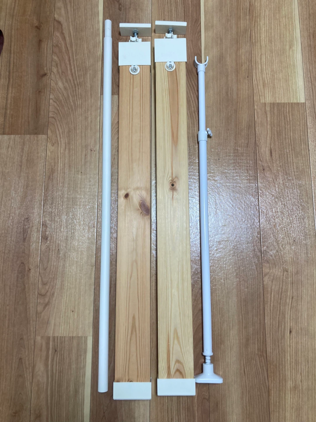 突っ張り棒式 木製収納ラック パーツセットの写真2枚目