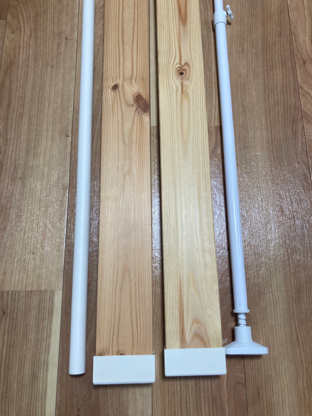 突っ張り棒式 木製収納ラック パーツセットの写真4枚目