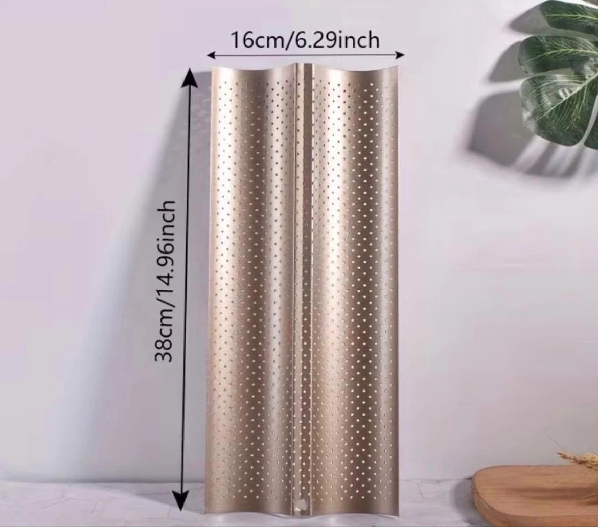 フランスパン用天板 バゲット型 38cm