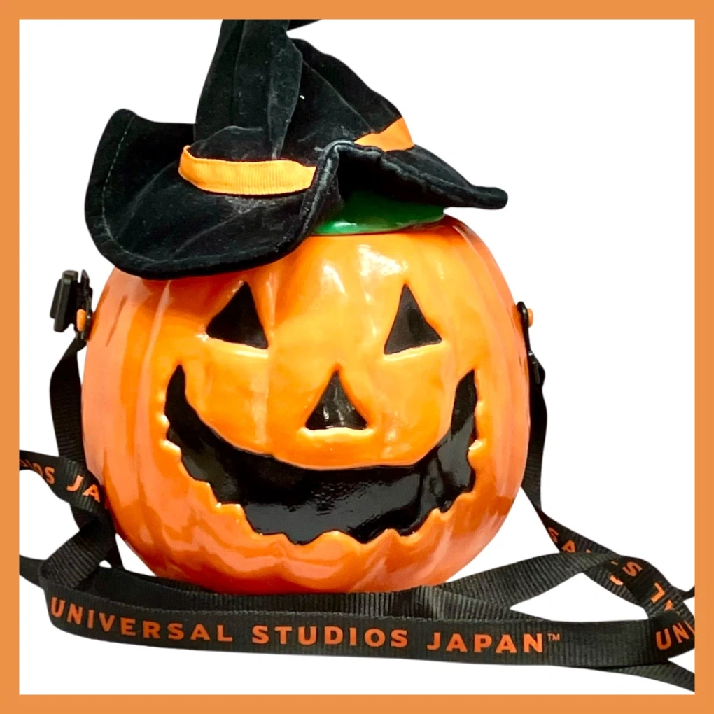USJ ハロウィン パンプキン ケース 紐付き ユニバ カボチャバケツ