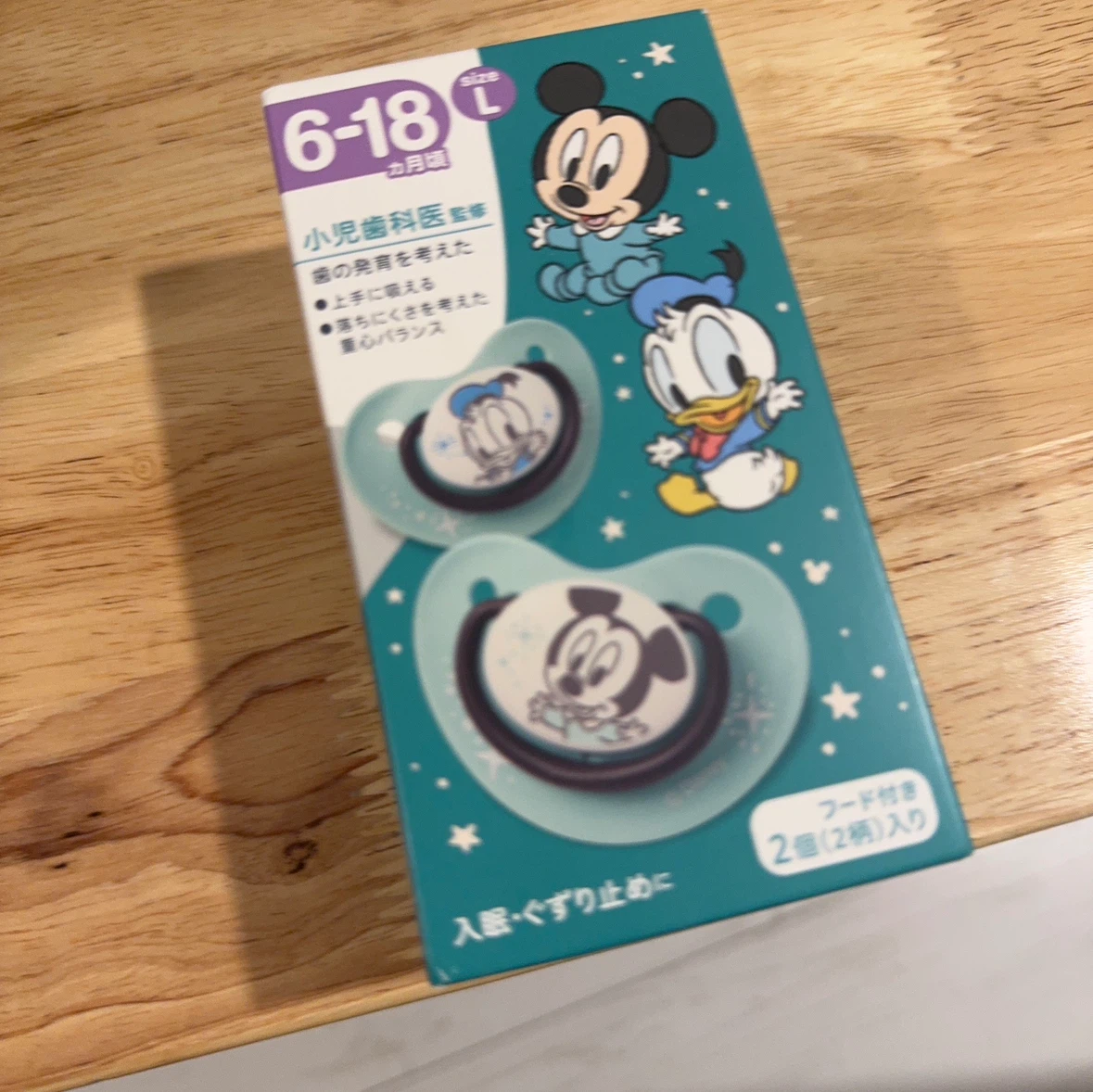 ピジョン おしゃぶり ディズニー 6-18ヶ月用