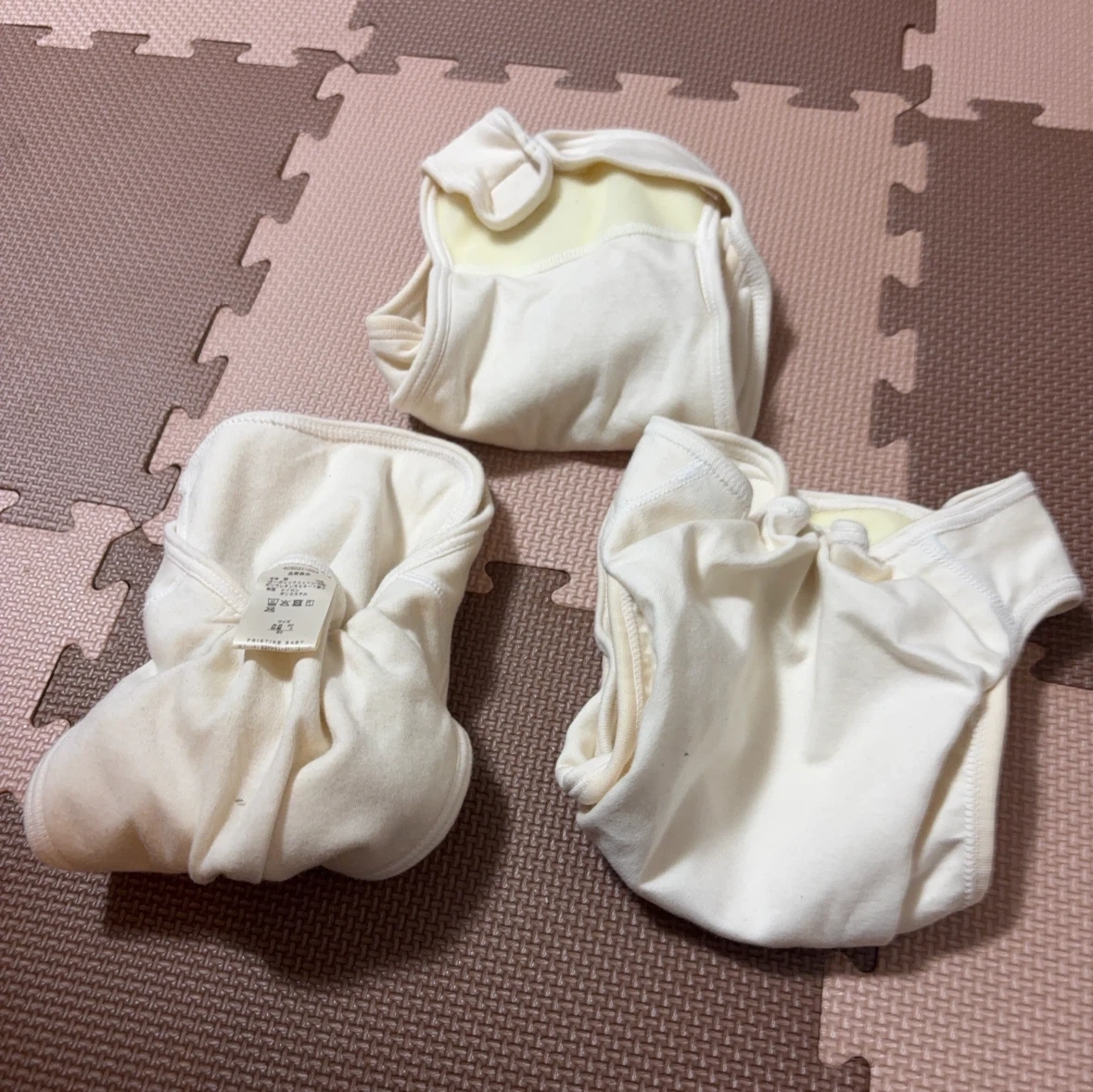 プリスティンベビー 布おむつカバー 3枚セット