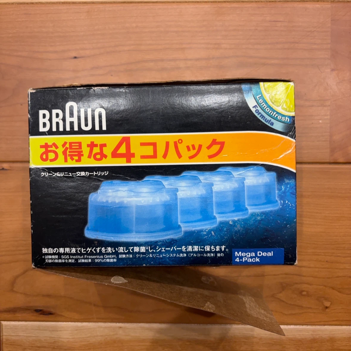 ブラウン クリーン＆リニュー専用洗浄液 4個入