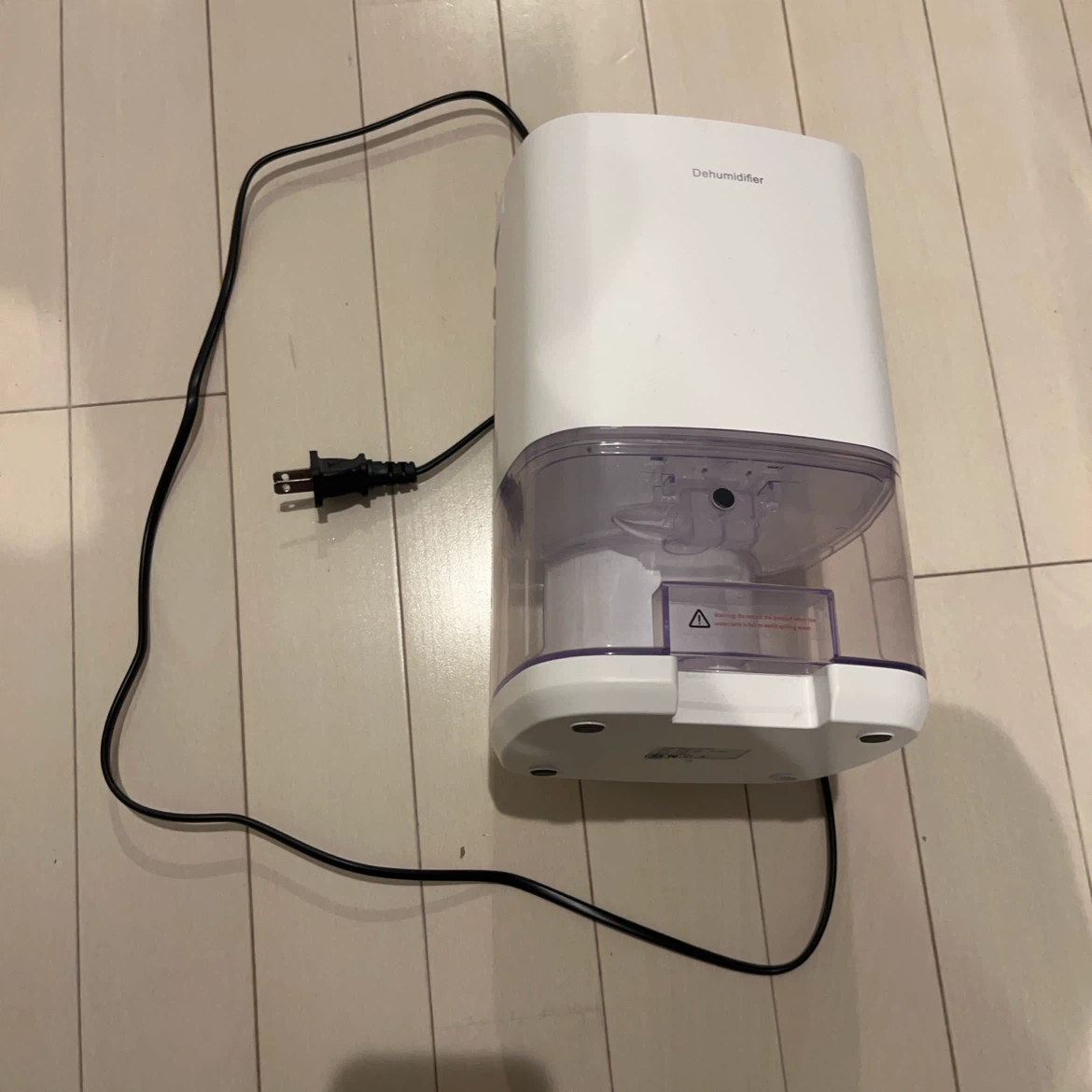 コンパクト除湿機 ホワイト