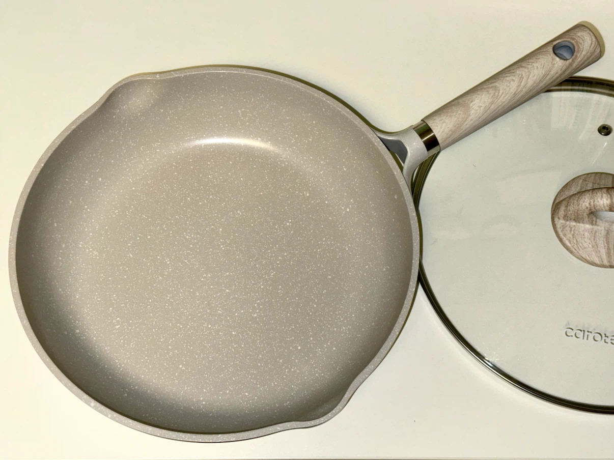 カローテ フライパン 26cm IH対応 マーブルコート 蓋付き