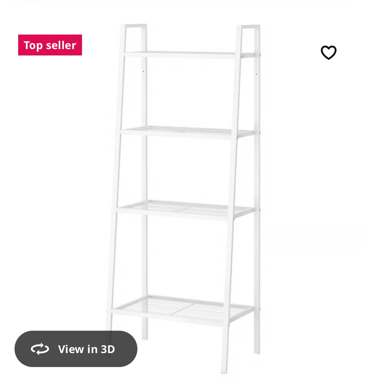 Ikea シェルフユニット, ホワイト, 60x148 cm