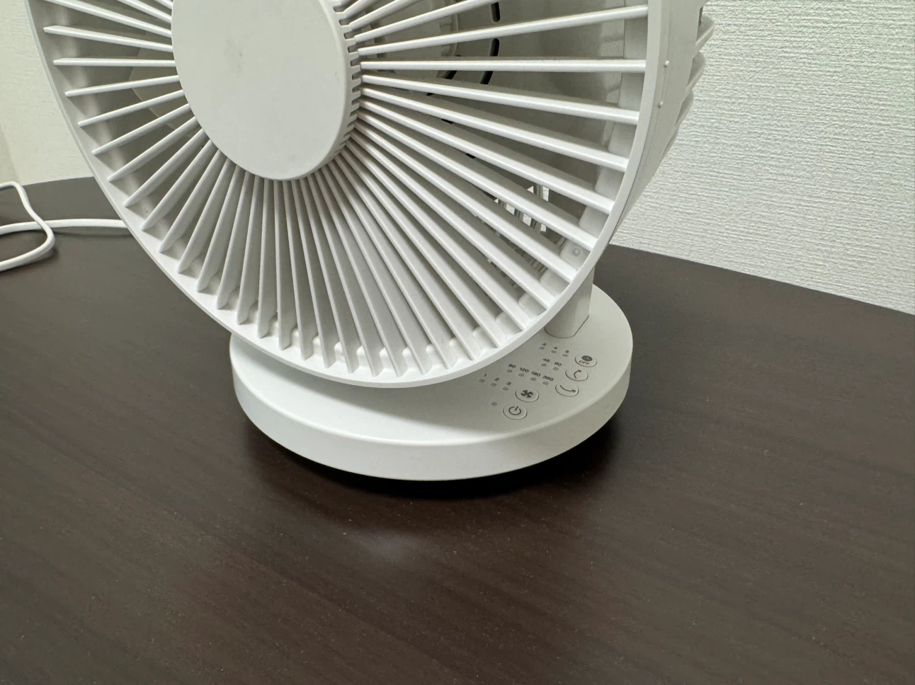 無印良品サーキュレーター ホワイトの写真3枚目