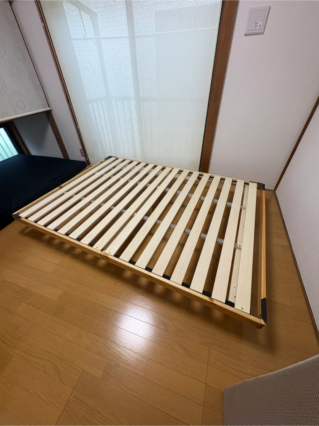 セミダブル 木製すのこベッド マットレス付き バラ売り可能