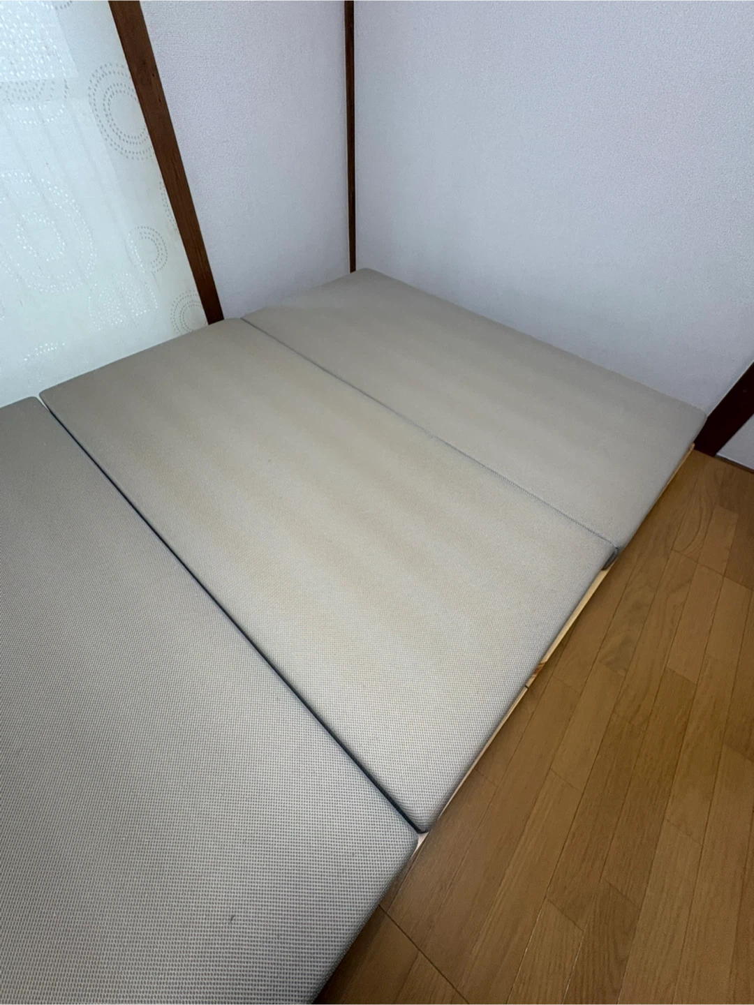 セミダブル　木製すのこベッド マットレス付き　バラ売り可能の写真3枚目