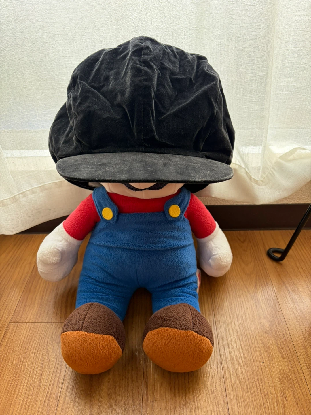マーズロック キャスケット ベロア 黒の写真2枚目