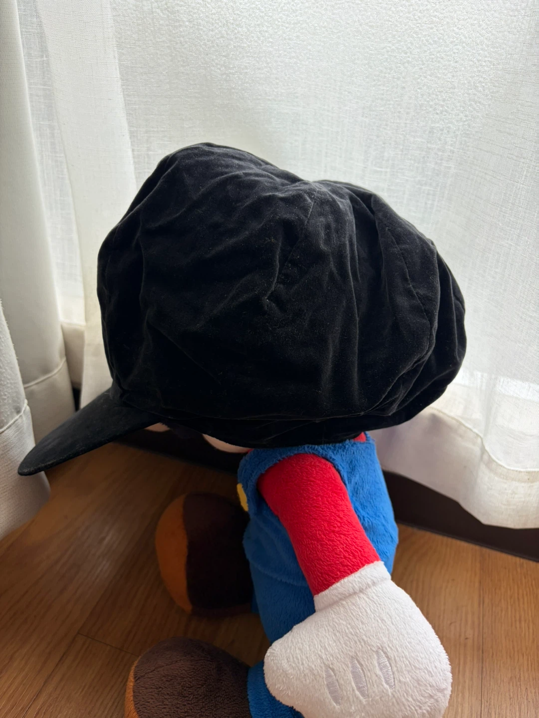 マーズロック キャスケット ベロア 黒の写真3枚目
