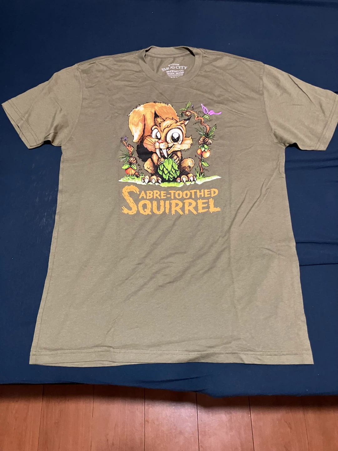 スモッグシティ 半袖Tシャツ カーキ M
