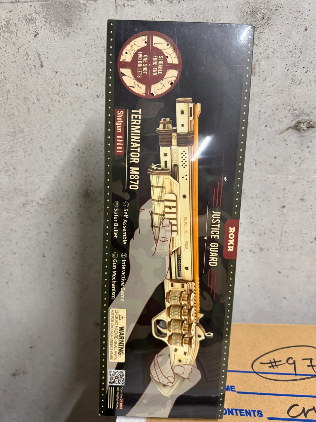 ROKR ウッドパズル ターミネーター M870