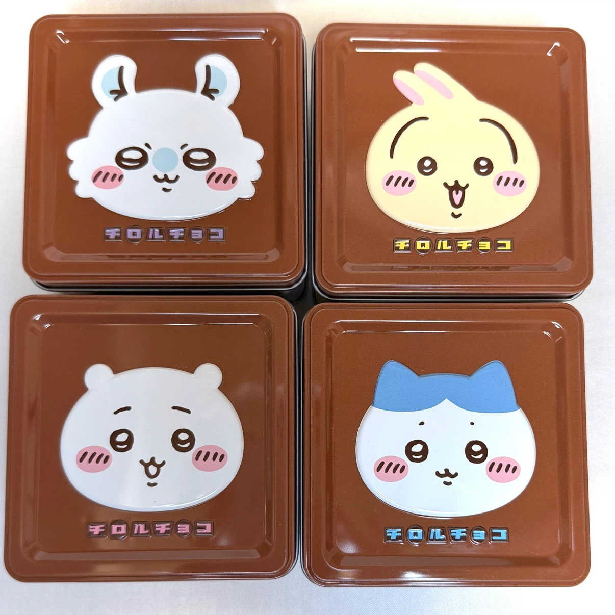ちいかわ チロルチョコ 缶ケース 4種セット