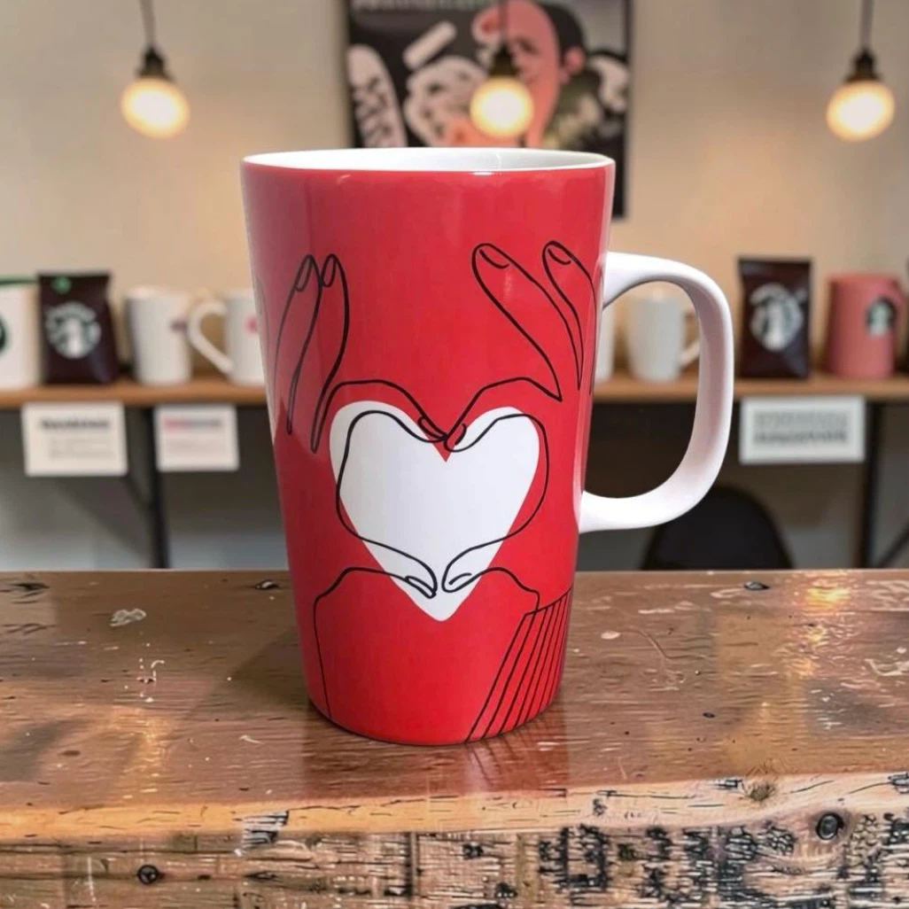 【新品】 STARBUCKS ホリデー限定円形カップマグ 355ml 2種セットの写真6枚目