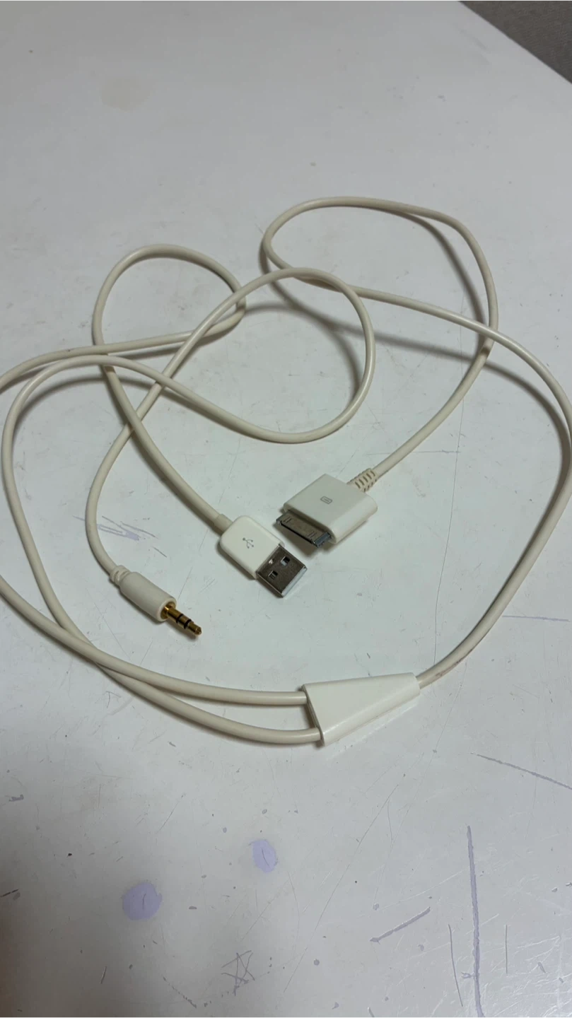 Dockコネクタ USB 3.5mmケーブル