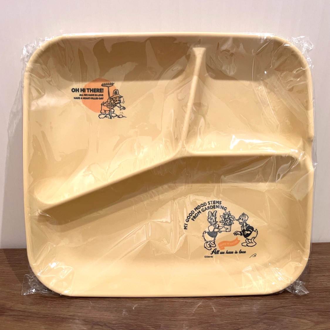 【新品】Disney ディズニーシリーズ ベルメゾン お箸も置けるランチプレート 限定品