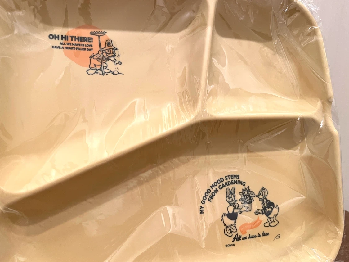 【新品】Disney ディズニーシリーズ ベルメゾン お箸も置けるランチプレート 限定品の写真2枚目