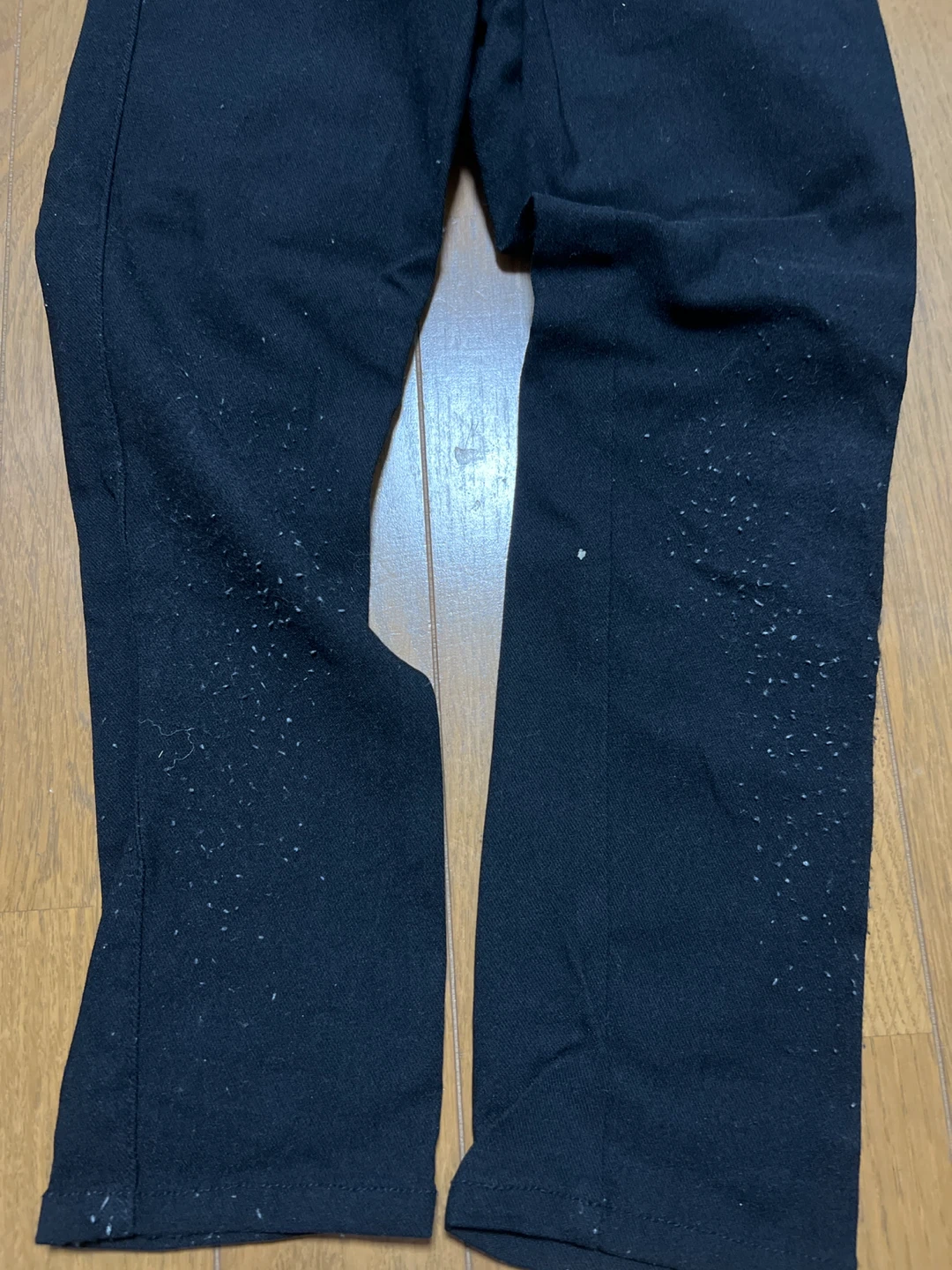 キッズ ストレッチパンツ 黒 120cmの写真4枚目