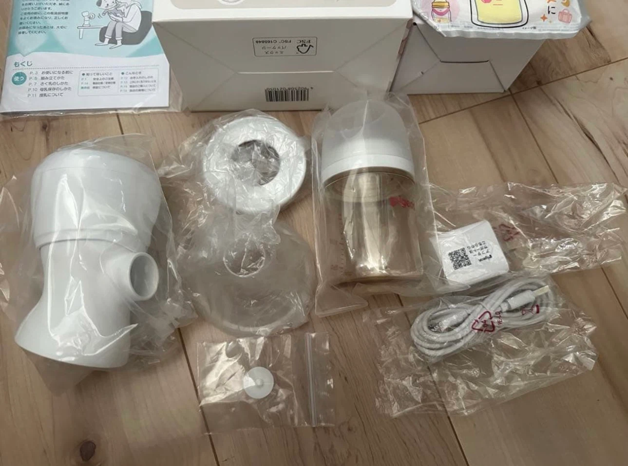 ピジョン さく乳器 handy fit+の写真4枚目