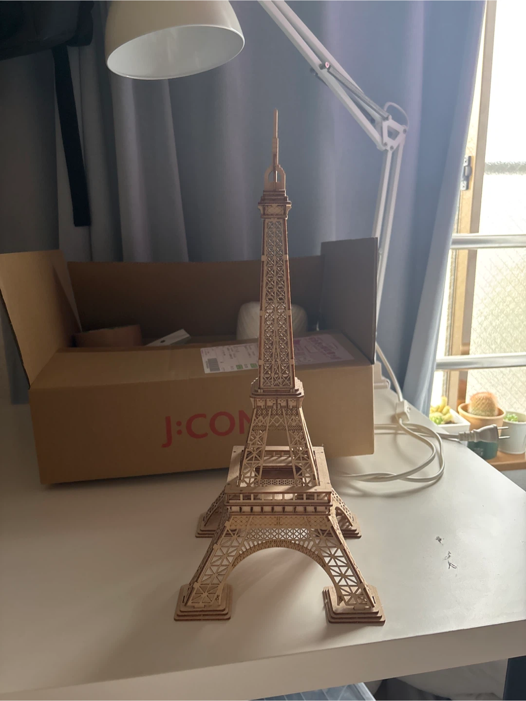 エッフェル塔 木製立体パズル