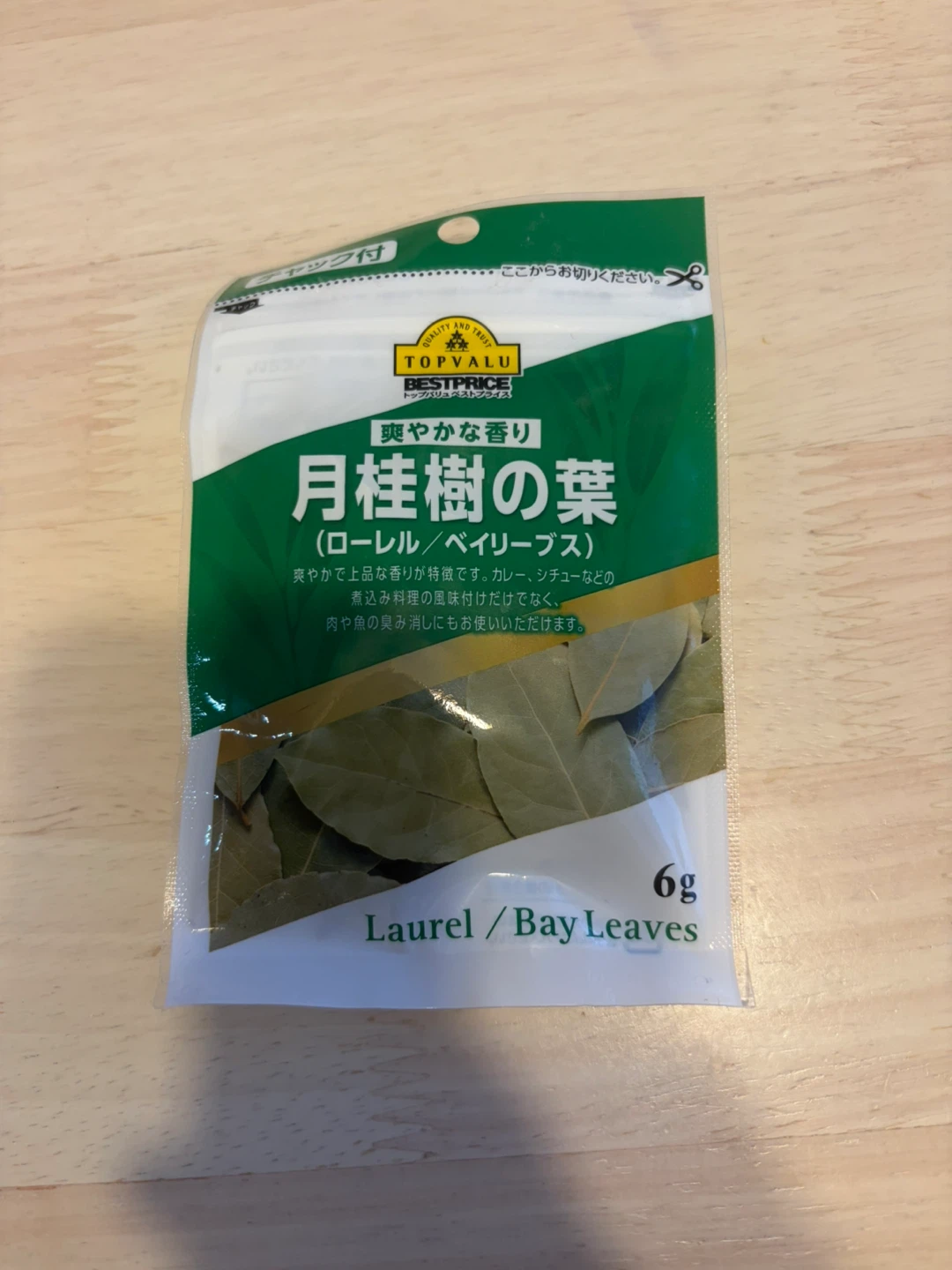 トップバリュ 月桂樹の葉 6g