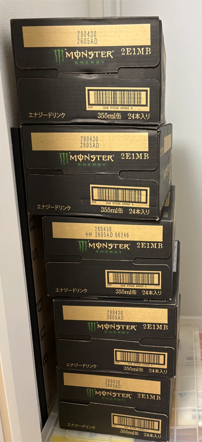 モンスターエナジー 355ml 24本入り 5箱セットの写真2枚目