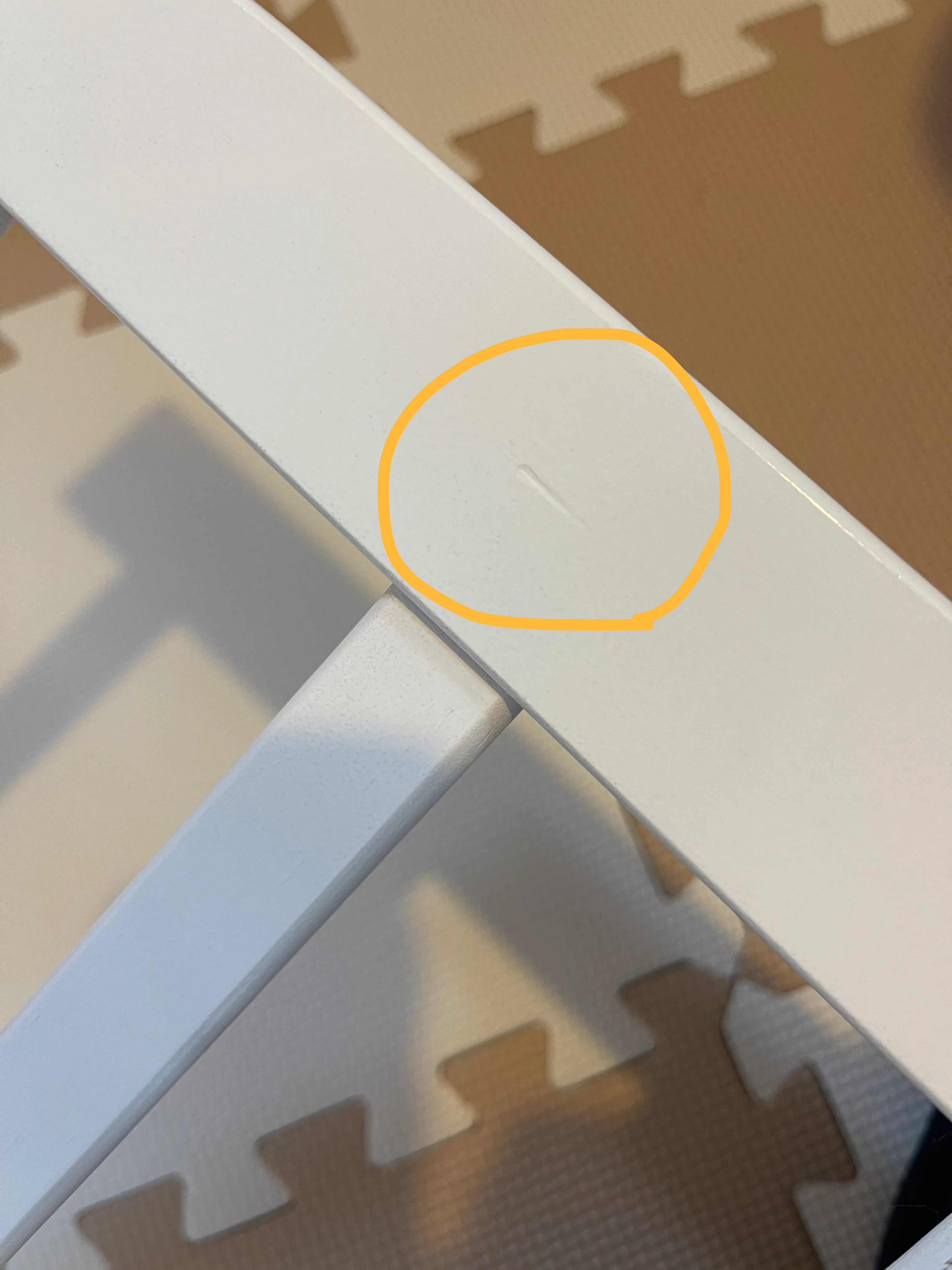 【写真掲載】カトージ 木製ベビーサークル 扉付き　白の写真5枚目