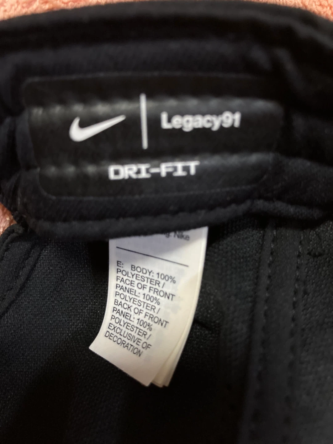 ナイキ キャップ Legacy91 ブラックの写真3枚目