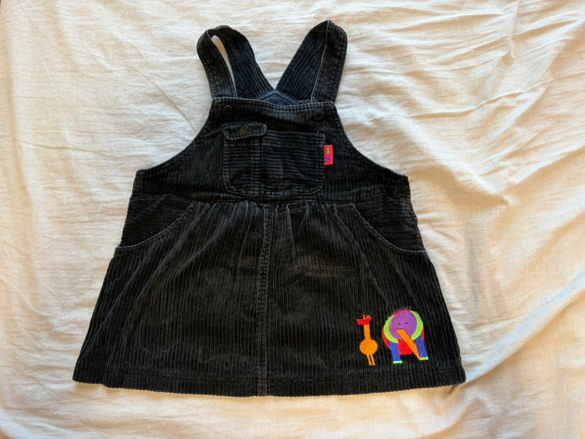 I.N.エクスプレス サロペット 黒 95cm