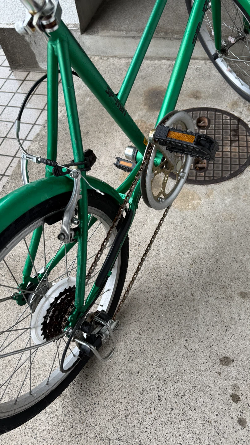 SP-MIN ミニベロ 自転車 グリーンの写真5枚目