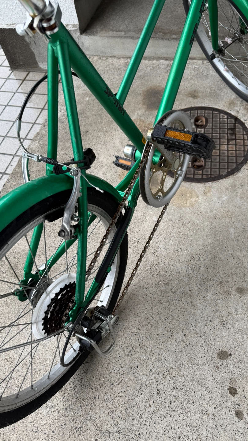 SP-MIN ミニベロ 自転車 グリーンの写真6枚目