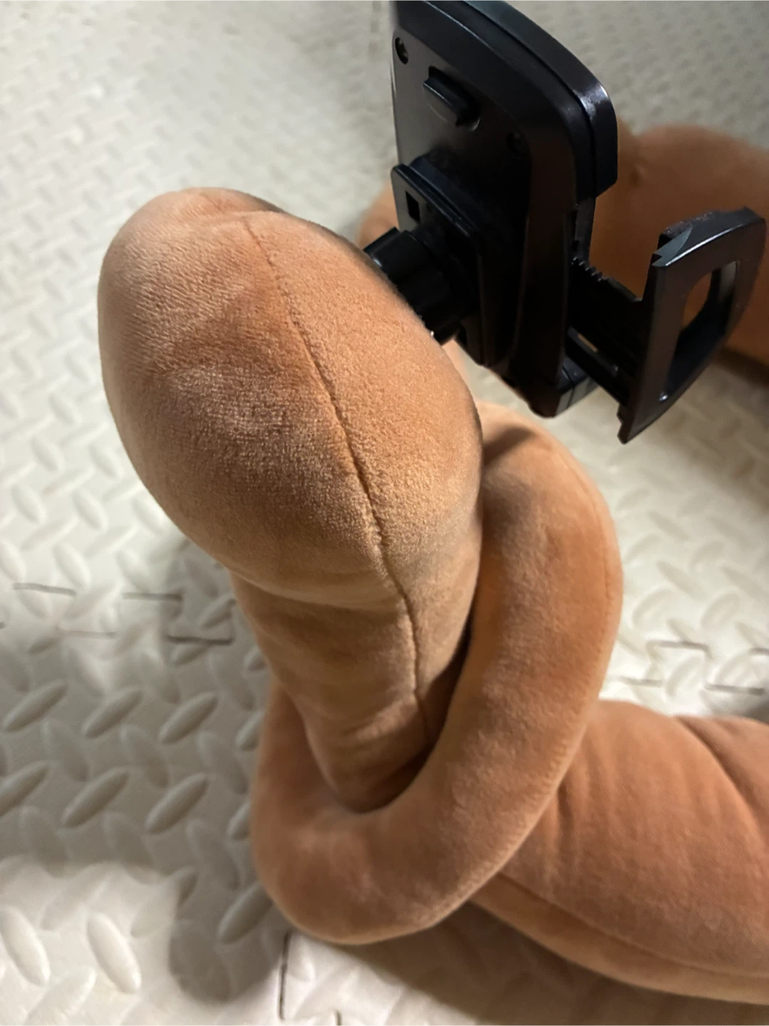 スマホスタンド 枕アームホルダー ブラウンの写真3枚目
