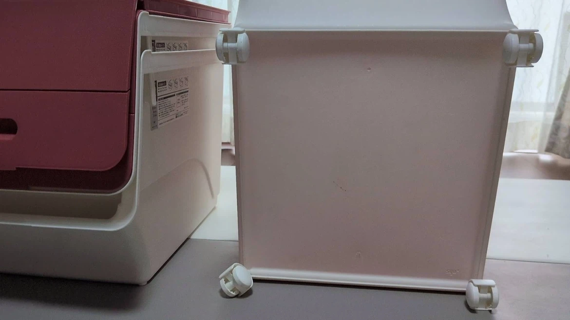 サンカ froq フロック 収納ケース 30 ピンク 3個セットの写真8枚目