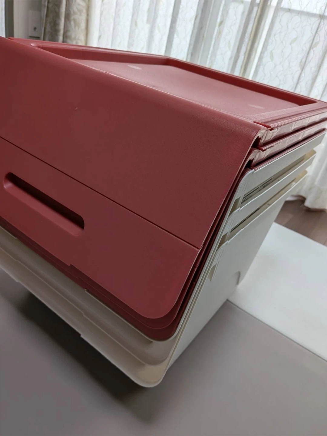 サンカ froq フロック 収納ケース 30 ピンク 3個セットの写真9枚目