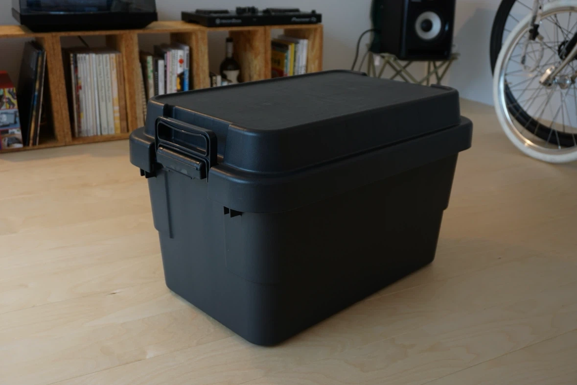 無印良品 頑丈収納ボックス ダークグレー 大