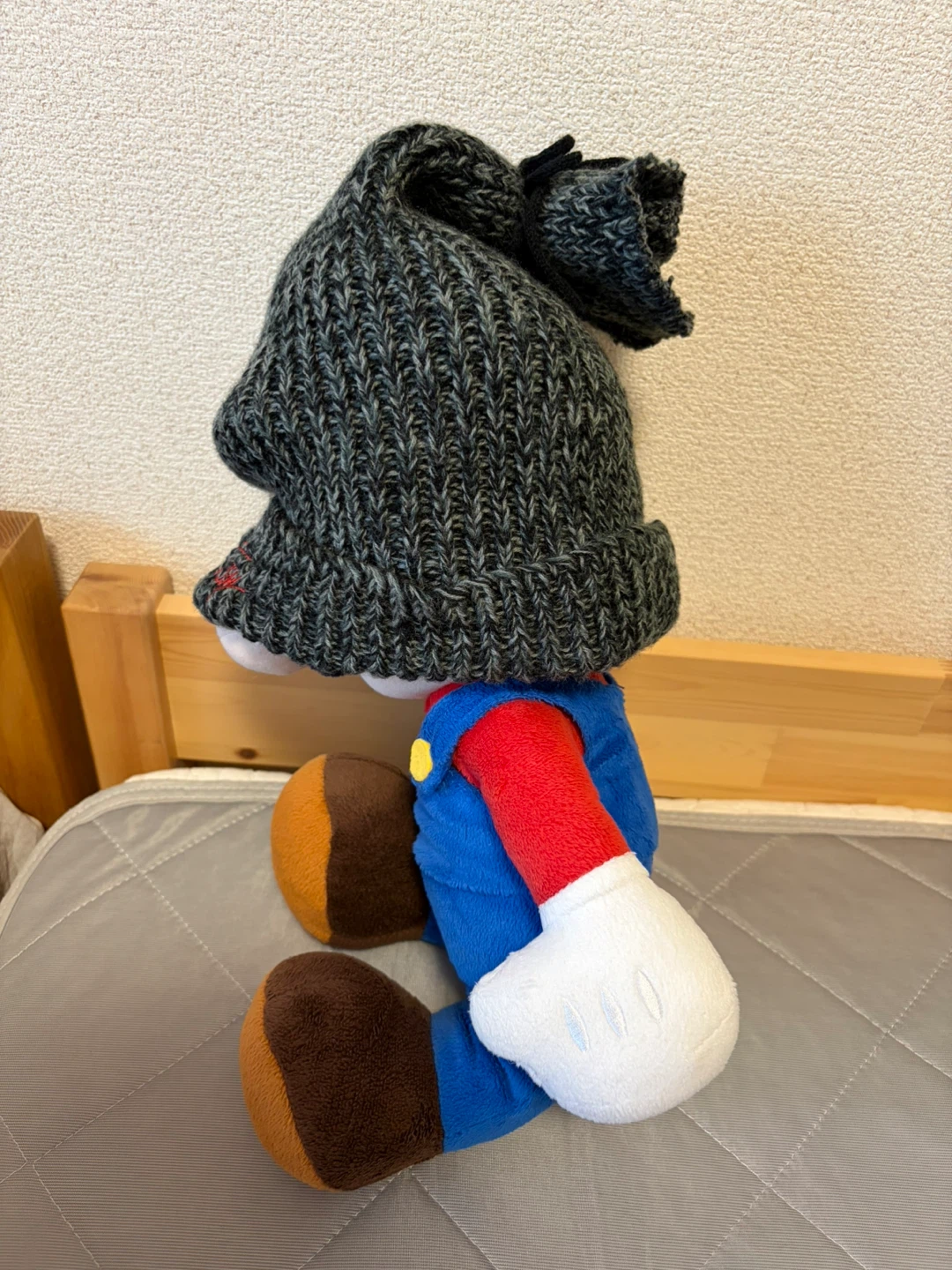 ニット帽 グレーの写真6枚目