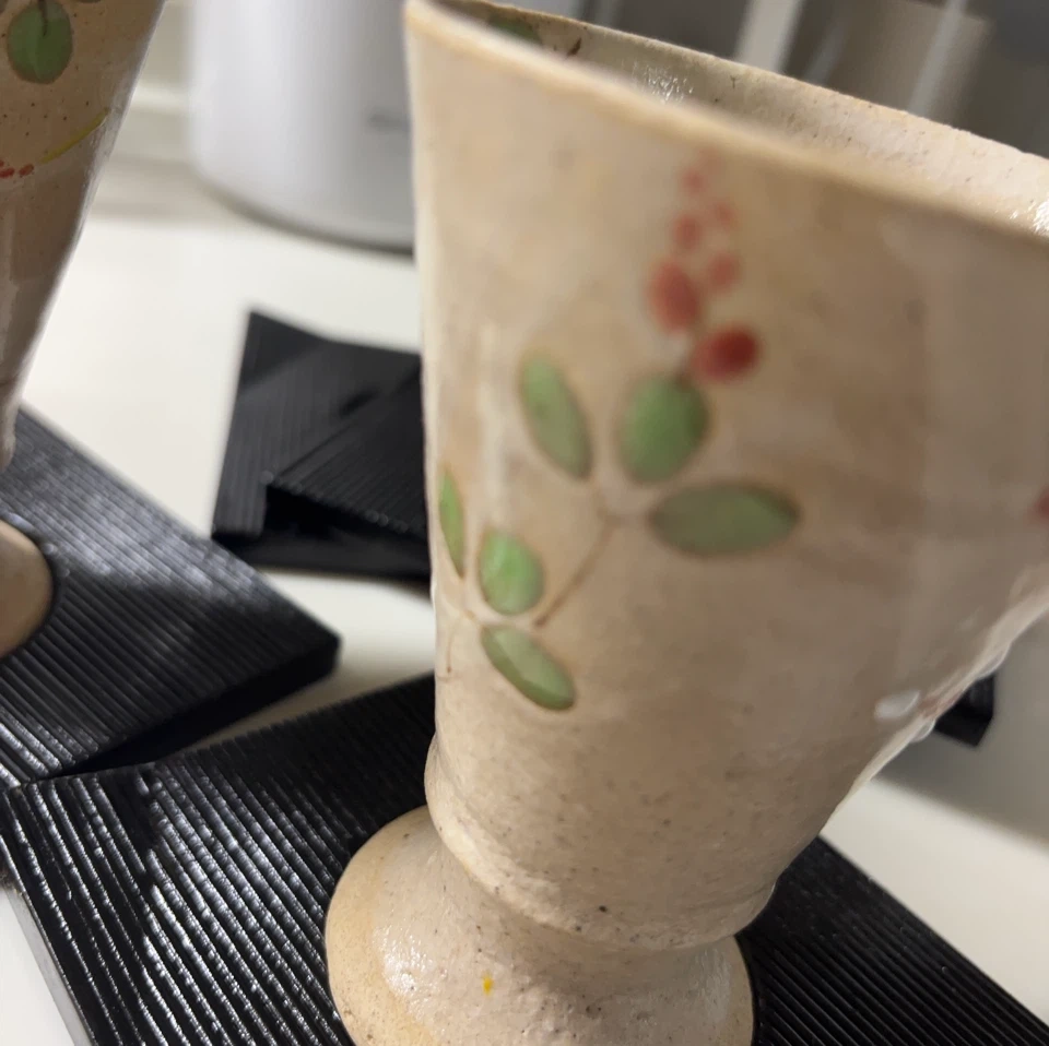 和風 陶器のフリーカップ 2客セットの写真5枚目