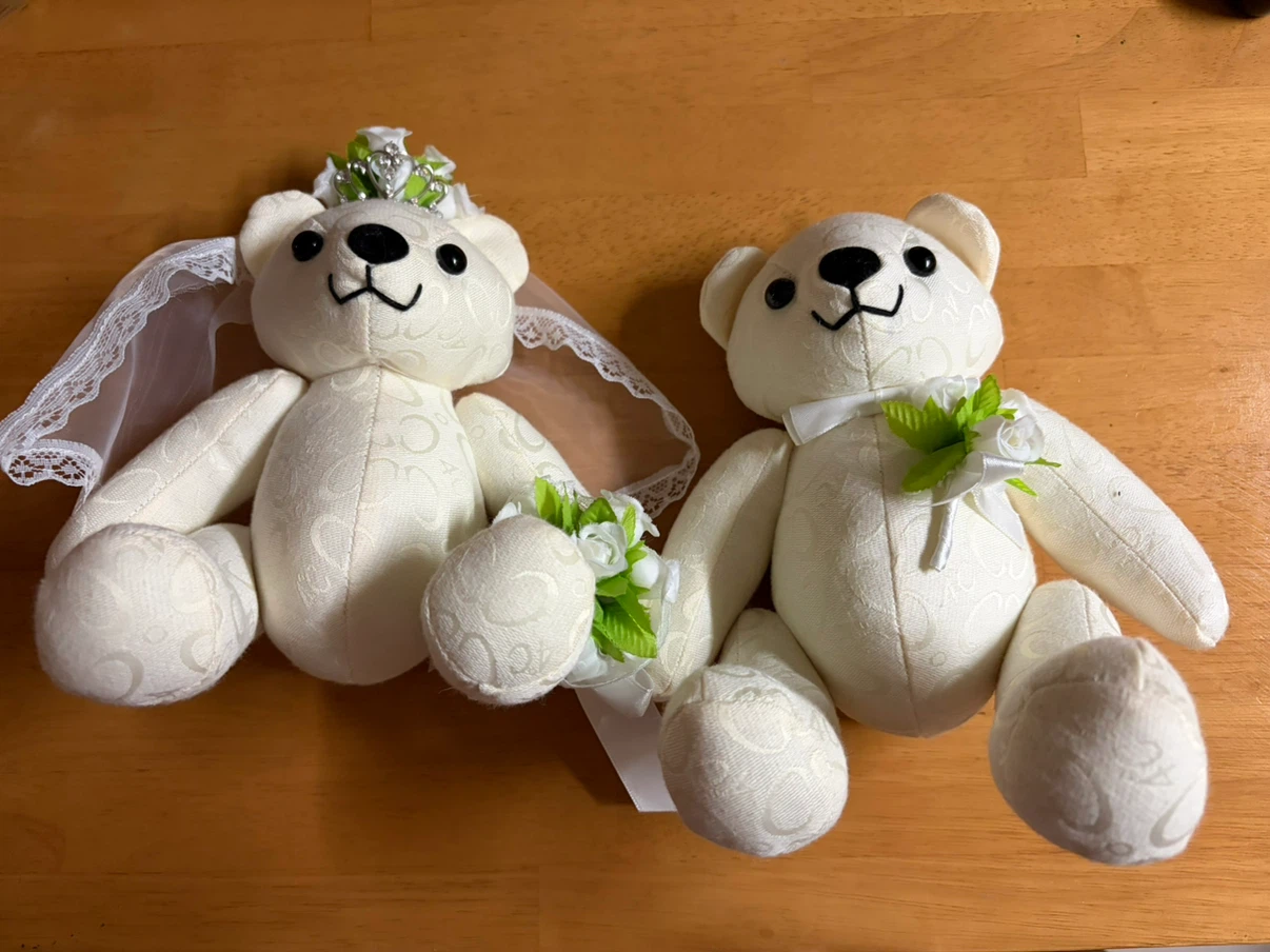 4℃ ベア ぬいぐるみ ペア ウェディング
