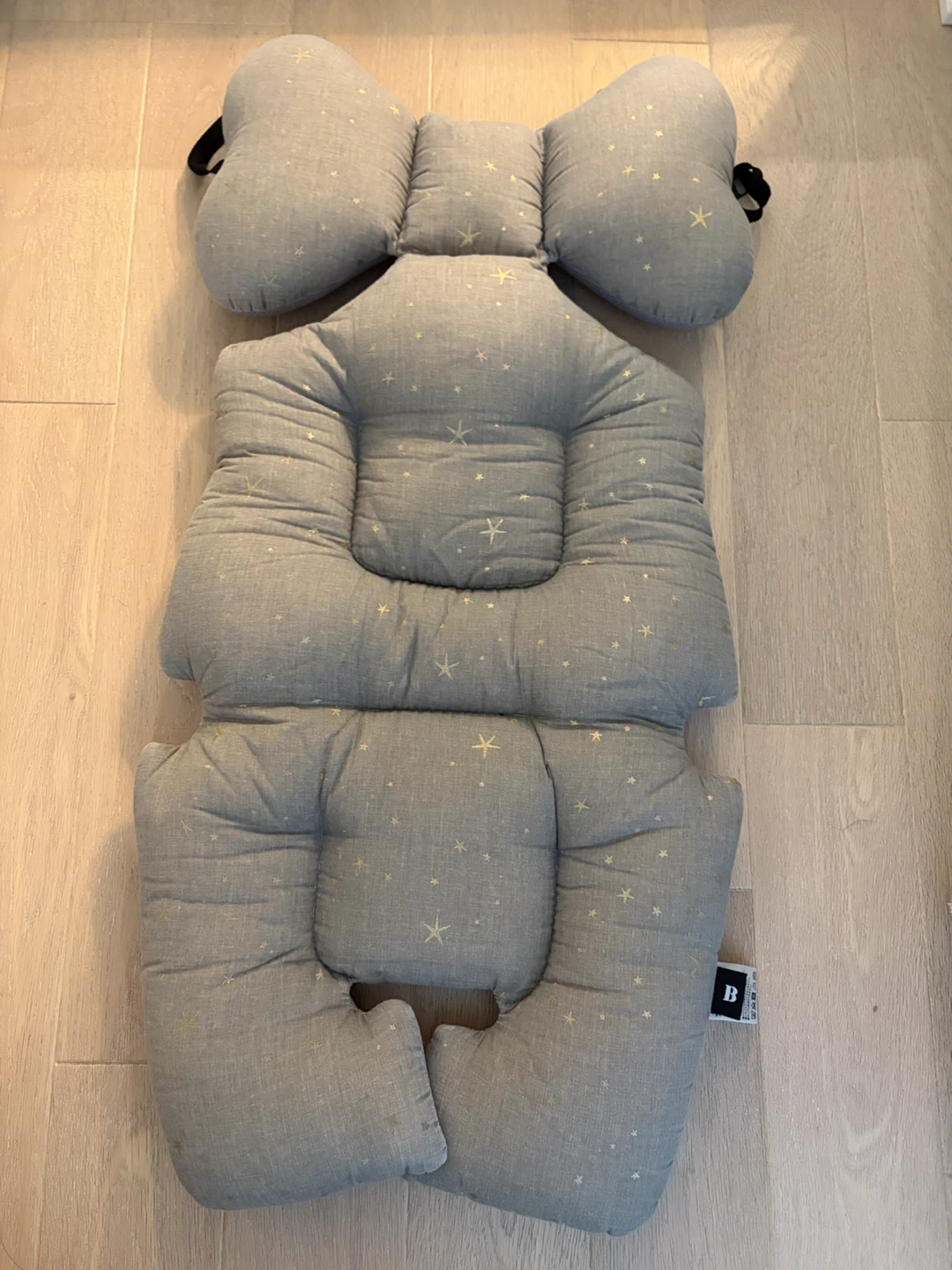 ベビーカー用 クッション シート 星柄